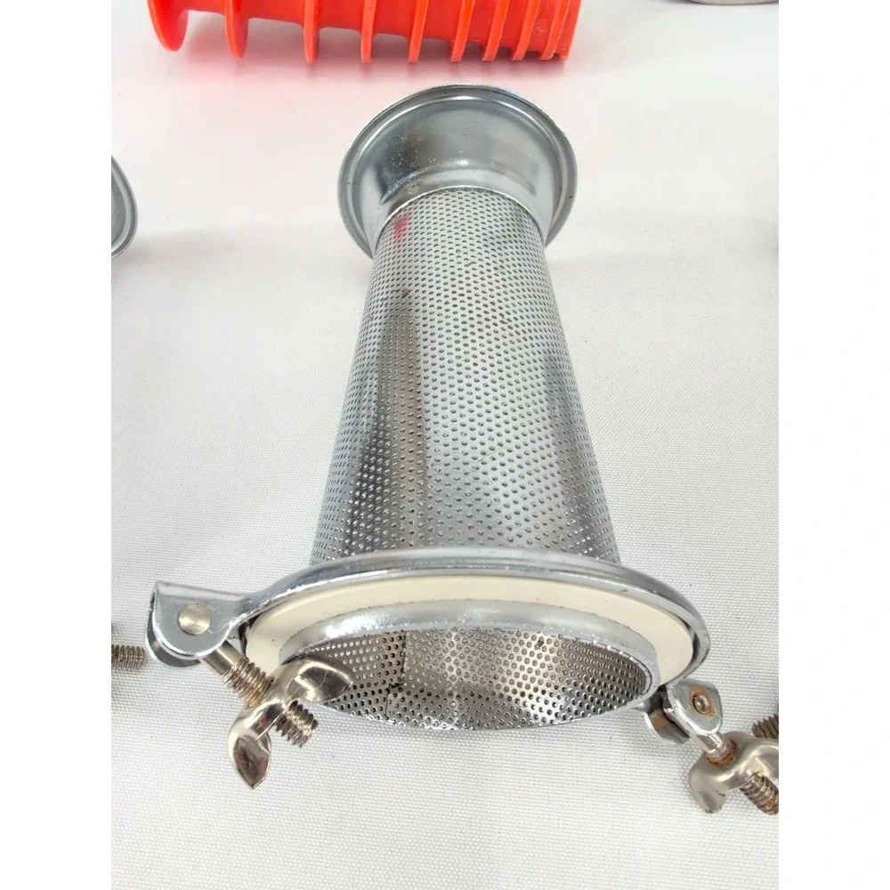 vtg Victorio Food Strainer Silver No. 200 *3 Screens* Set Manual Sauce Maker